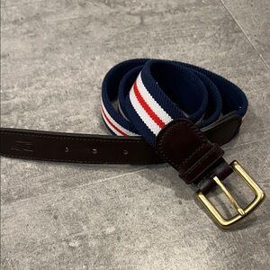 Vineyard Vines Mens 36 Belt Red White Navy Blue